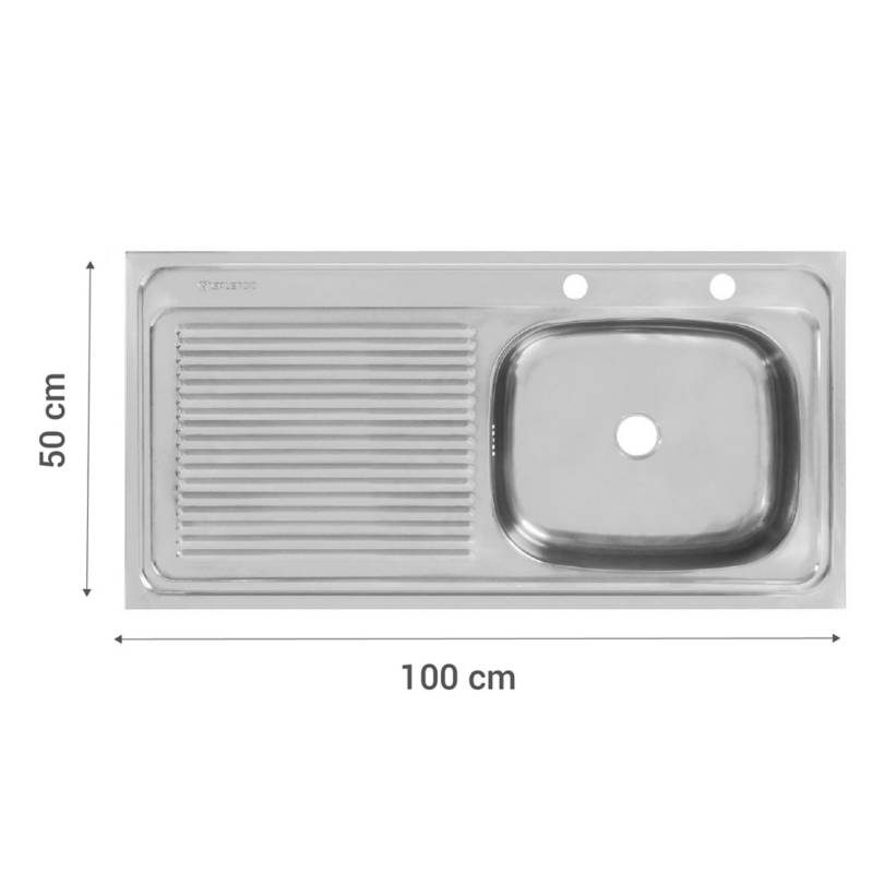 Lavaplatos Derecho 120x50 cm Splendid Splendid