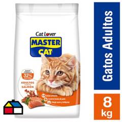 MASTER CAT - Alimento seco para gato adulto 8 kg salmón y sardina