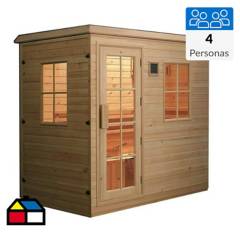 NORGLAS - Sala de sauna 200x135x206 cm