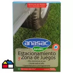 ANASAC - Semilla de Pasto Estacionamientos y Zonas de Juegos 500 gr Caja