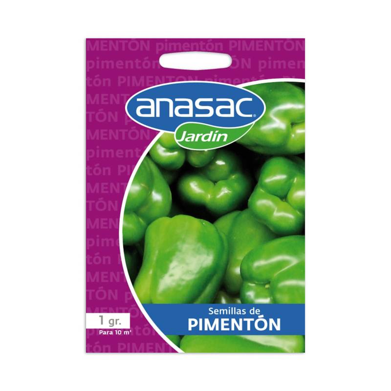 ANASAC - Semilla hortaliza Pimentón 1 gr