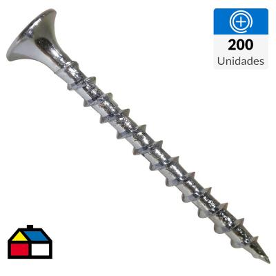 Tornillo Volcanita CRS ZRB 6 x 2 200 unidades