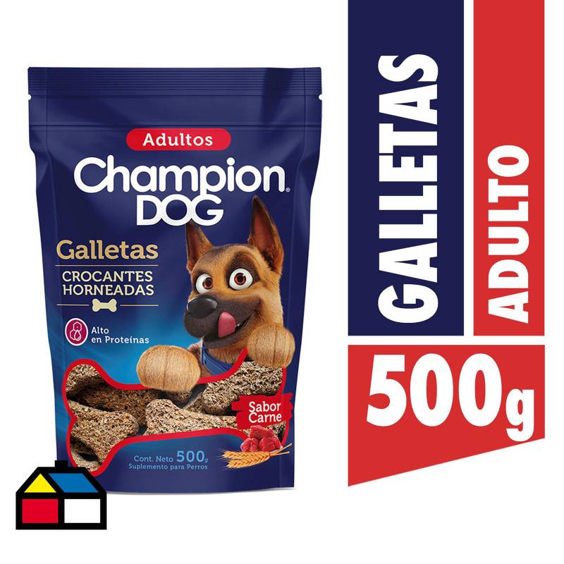 CHAMPION DOG - Snack para perro adulto 500 gr carne