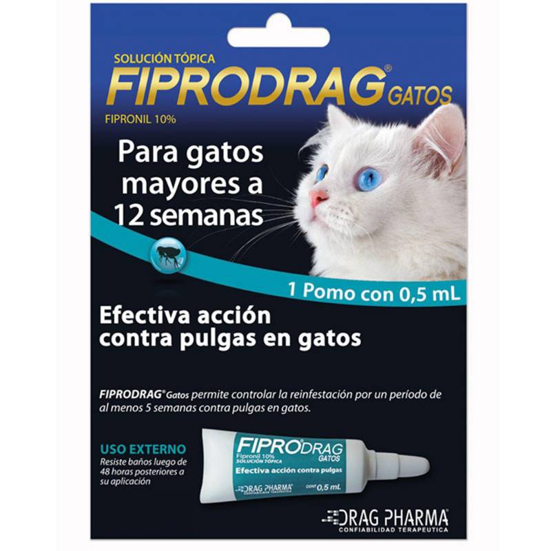 DRAG PHARMA - Solución tópica para gato 0,5 ml
