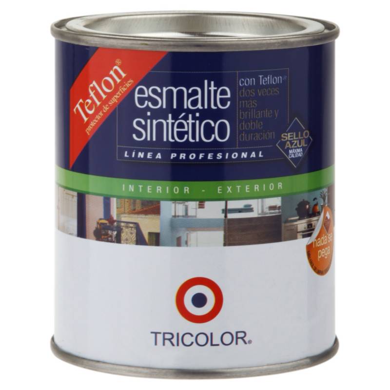 TRICOLOR - Esmalte sintético brillante 400 cc rojo mandarín