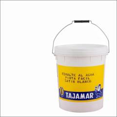 TAJAMAR - Esmalte al agua satinado blanco 5 gl