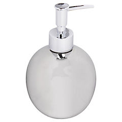 Dispensador de jabón para baño Plateado - Just Home Collection - 1522442