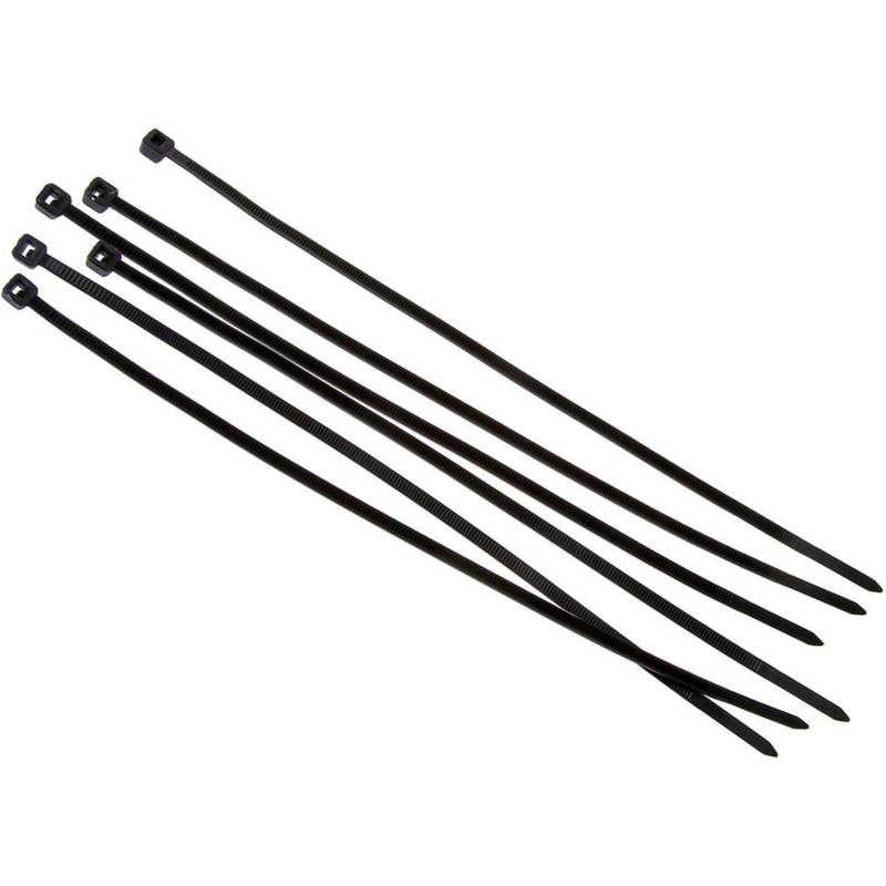 REDLINE - Amarra cables 2,5x150 mm 25 unidades Negro