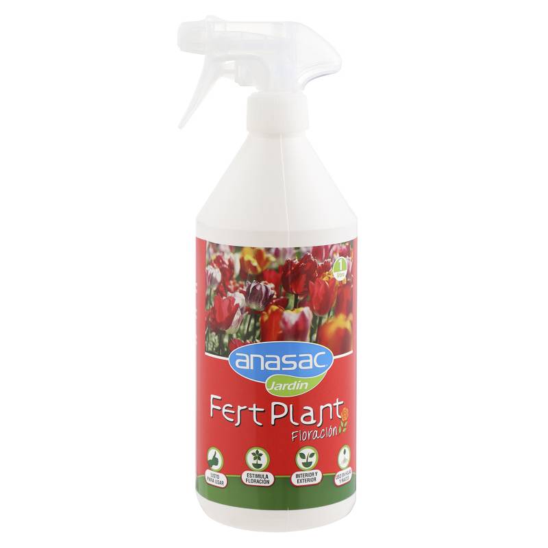 ANASAC - Fertilizante para plantas y flores Fert Plant LPU 1 litro botella