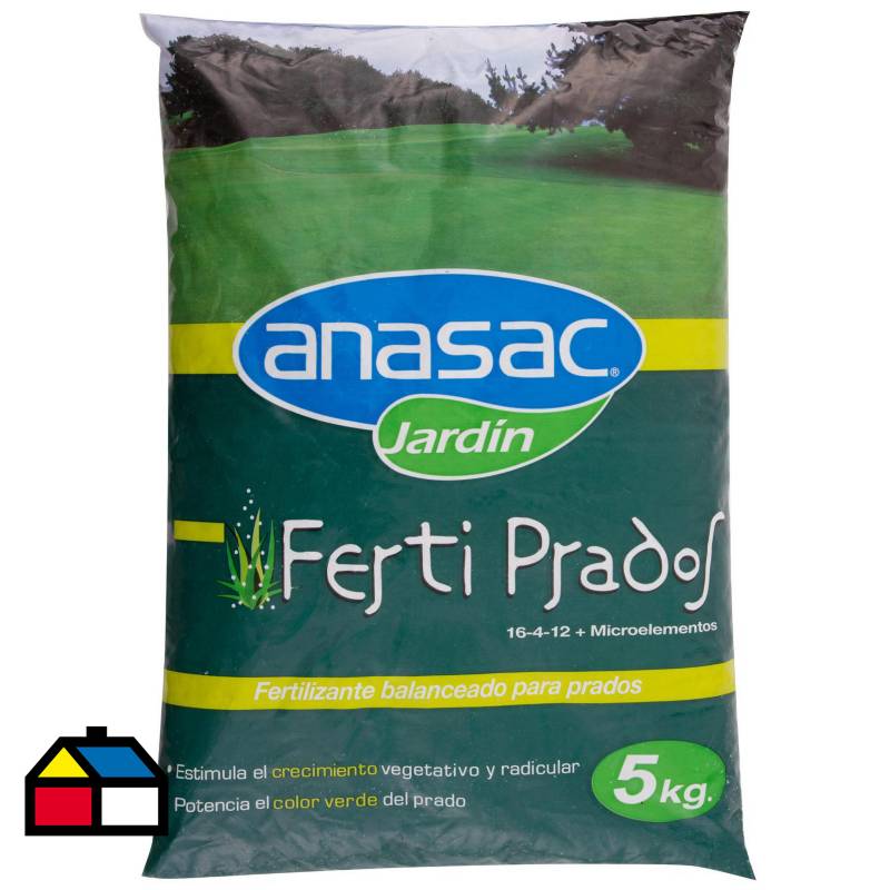 ANASAC - Fertilizante para césped FertiPrados 5 kg bolsa