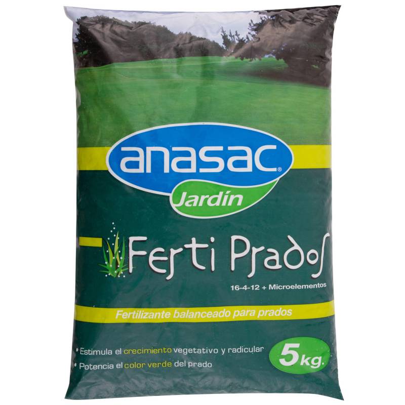ANASAC - Fertilizante para césped FertiPrados 5 kg bolsa