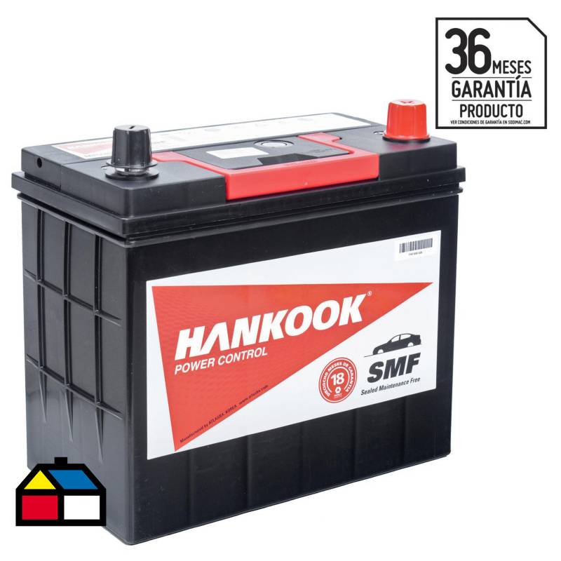 HANKOOK - Batería para auto 45 A positivo derecho 430 CCA