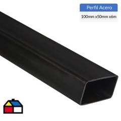 GENERICO - 100x50x2mm x6m Perfil tubular rectangular
