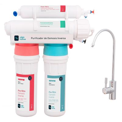 Purificador agua osmosis inversa compacto uso domiciliario c/filtros