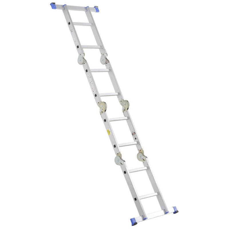 Debe Persona responsable gastar Escalera articulada aluminio 8 peldaños alto 2.4 m. Resistencia 150 kg |  Sodimac Chile