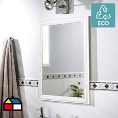 SENSI DACQUA - Espejo para baño 40x50x0,2 cm Blanco