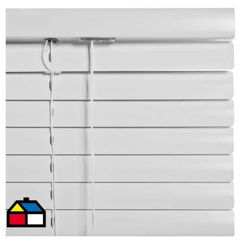 JUST HOME COLLECTION - Persiana aluminio 160x165 cm blanco