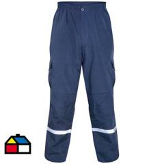 REDLINE - Pantalón Trabajo Cargo Azul L