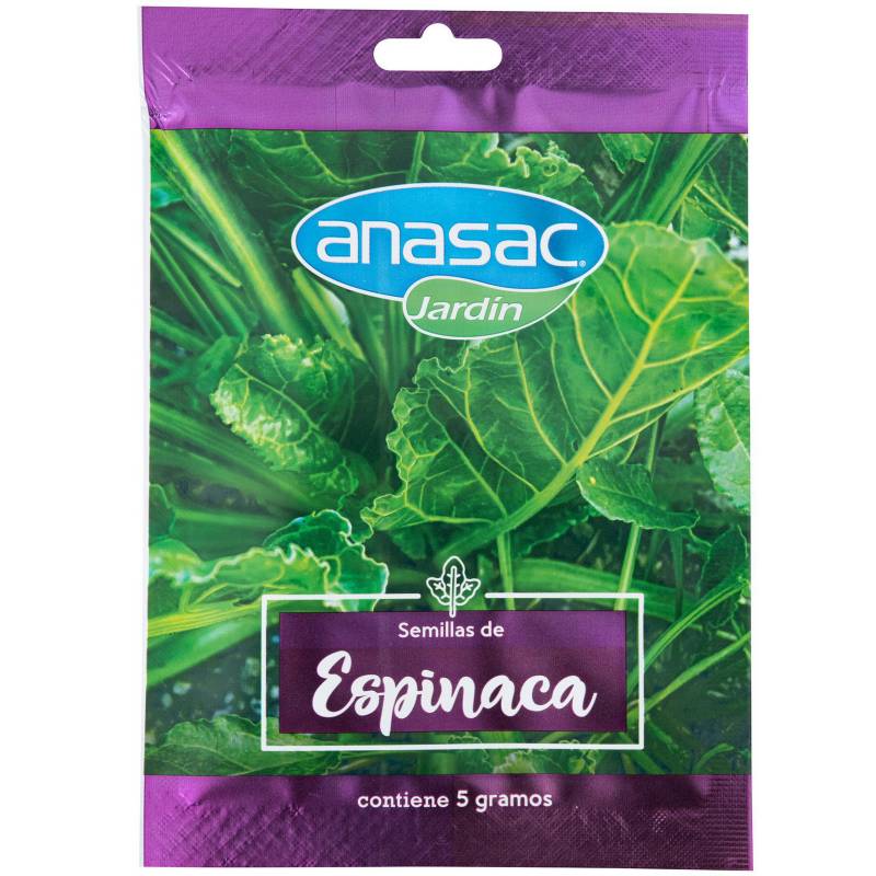 ANASAC - Semilla Espinaca 5 gr sachet