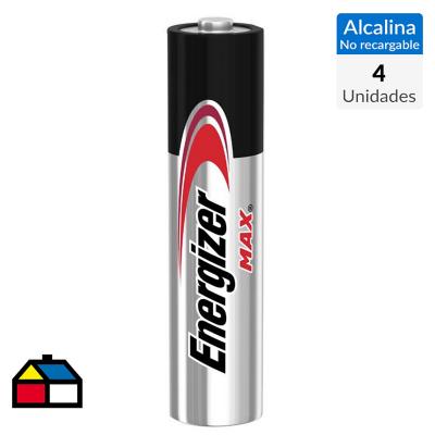 Comprar Bateria Energizer Alcalina Aaa - 4 Unidades