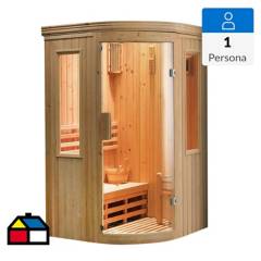 NORGLAS - Sala de sauna 204x123x123 cm