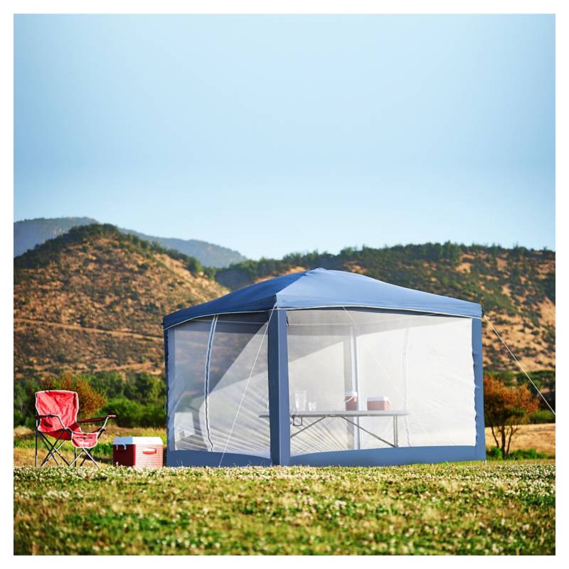 Sodimac Homecenter - Un toldo de comedor te permite organizar mejor tu  camping y además tener un sector libre de mosquitos e insectos a la hora de  comer junto con tener tus