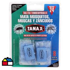 TANAX - Recarga para insecticida eléctrico 24 tabletas