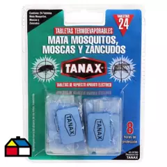 TANAX - Recarga para insecticida eléctrico 24 tabletas