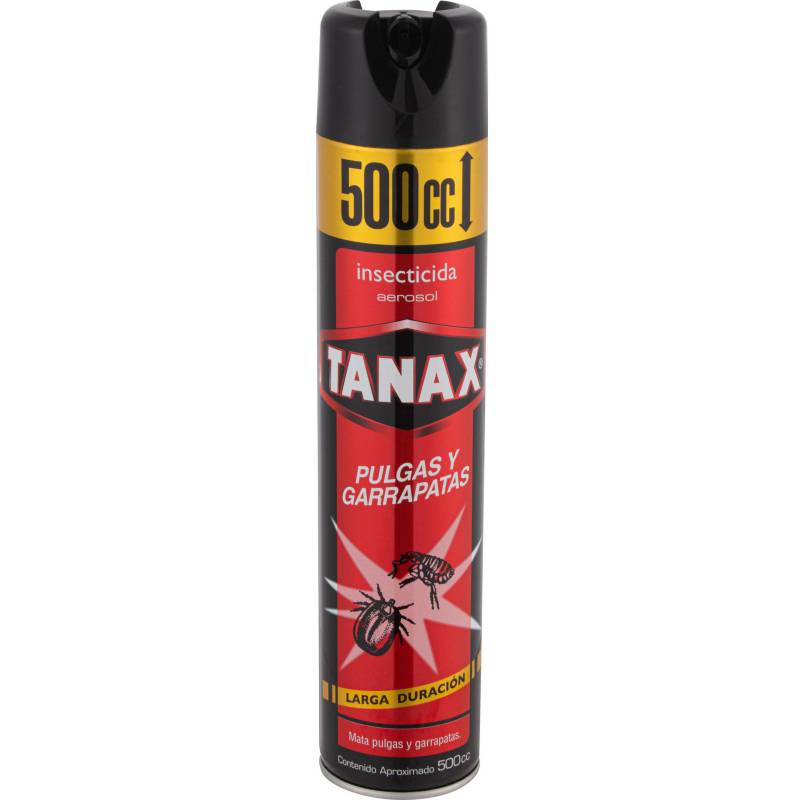 TANAX - Insecticida para pulgas y garrapatas 500 ml aerosol