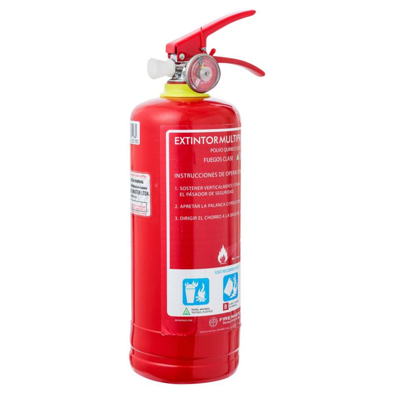 FIREMASTER - Extintor de incendios ABC 2 kg