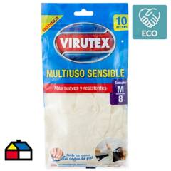 VIRUTEX - Guantes baño y lavandería talla m manga alargada 
