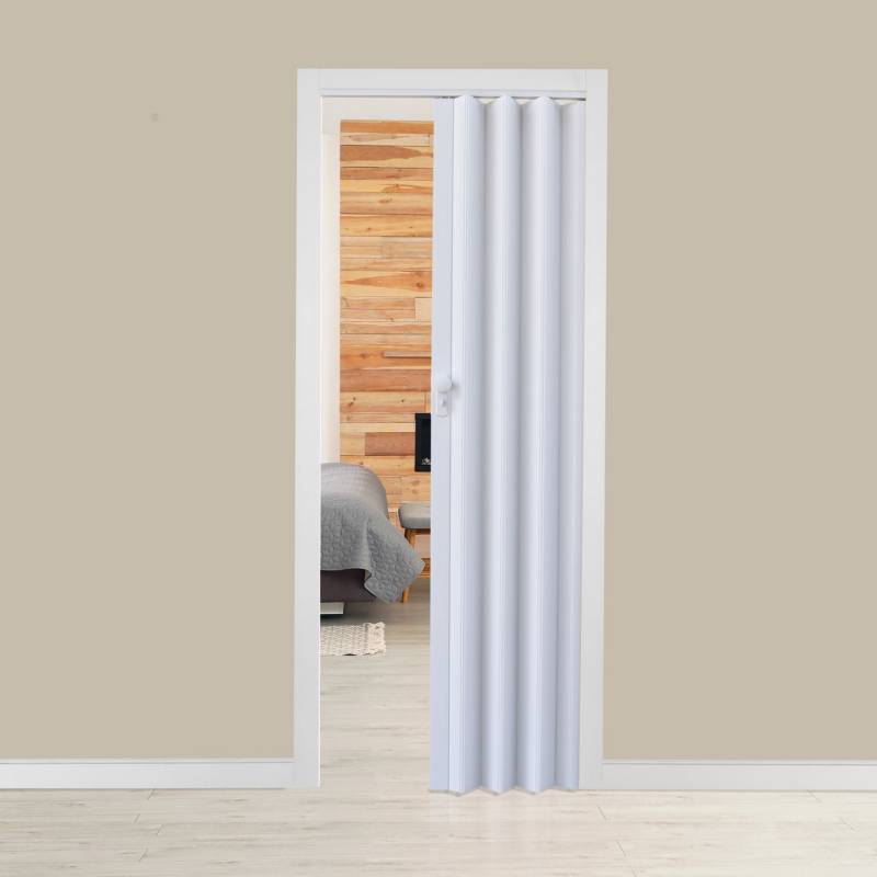Puerta plegable (PVC, Haya, 100 x 200 cm)