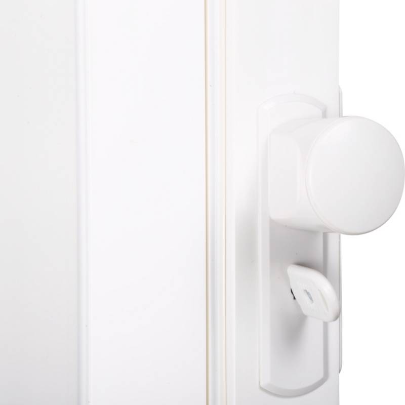 Puerta plegable PVC blanco Lugano 90 x 200 cm