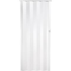 HOGGAN - Puerta plegable PVC blanco Milano 120 x 200 cm
