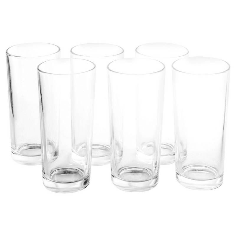 ALLEGRA - Set Vasos de Vidrio 6 Unidades