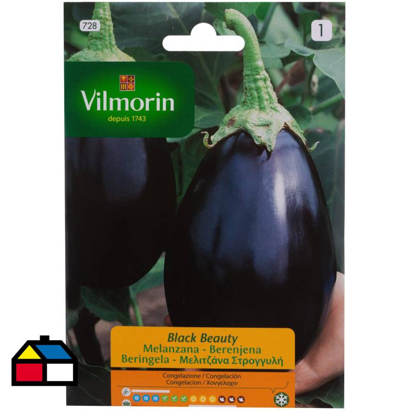 VILMORIN - Semilla berenjena black beauty 3 gr sachet