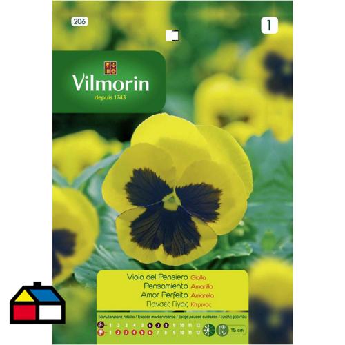 Semilla flor pensamiento amarillo 0,5 gr sachet - Vilmorin | Knasta Chile
