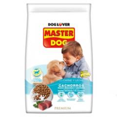 MASTER DOG - Alimento seco para cachorro 15 kg carne y leche