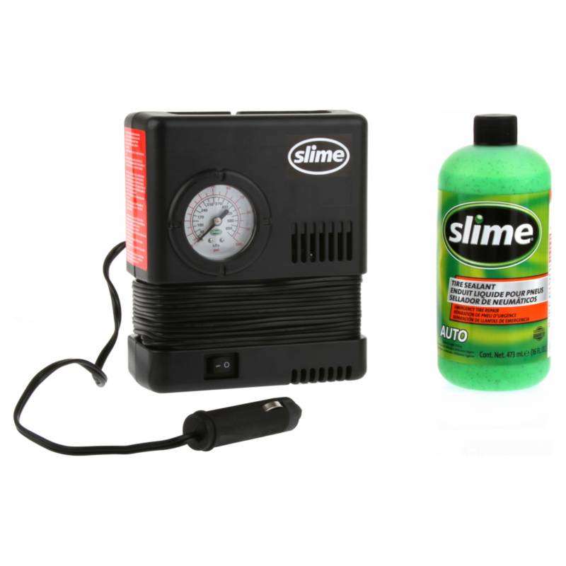 SLIME - Kit de reparación de neumáticos 16 oz