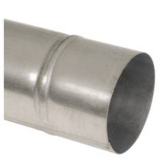 COYAHUE - Tubo liso acero galvanizado 3-1/2" 100x8,89x8,89 cm 0,8mm