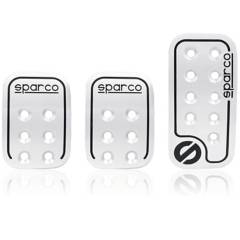 SPARCO - Set de pedales aluminio 3 piezas negro