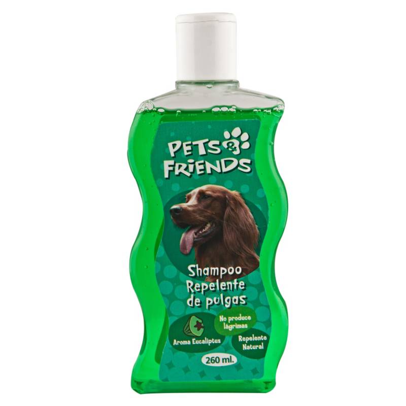 PETS AND FRIENDS - Shampoo antipulgas para perro 260 ml