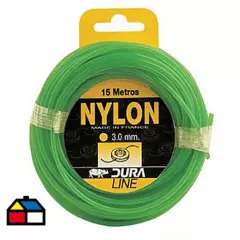 DURALINE - Nylon para orilladora 3,0 mm - largo 15 m