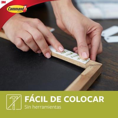 Tiras para Colgar Cuadros Command, Multipack, Blancas, 14 pares