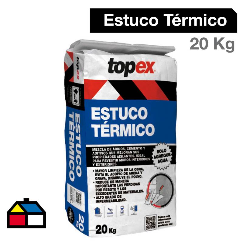 TOPEX - Saco 20 kg Topex estuco térmico
