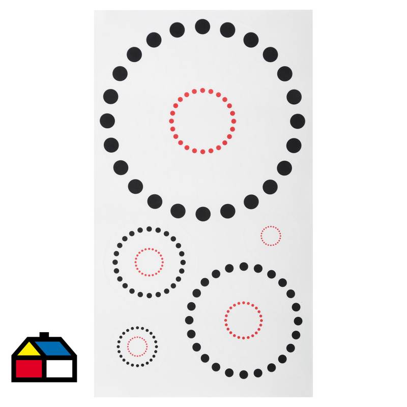 ROOMMATES - Sticker decorativo 5 unidades