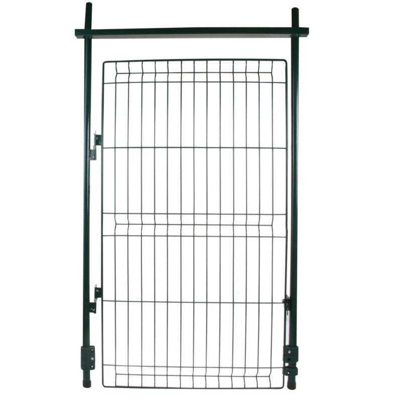 ACMANET - Kit de puerta metal 125x75 cm verde