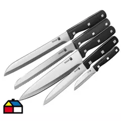 MAGEFESA - Set de cuchillos con taco 6 piezas