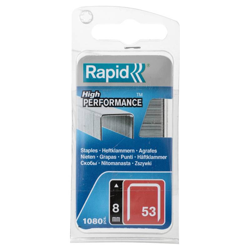 RAPID - Grapa galvanizada 8 mm 1080 unidades