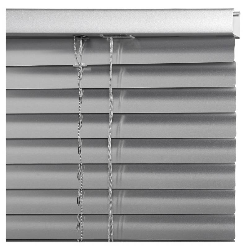 JUST HOME COLLECTION - Persiana aluminio 100x165 cm plateado